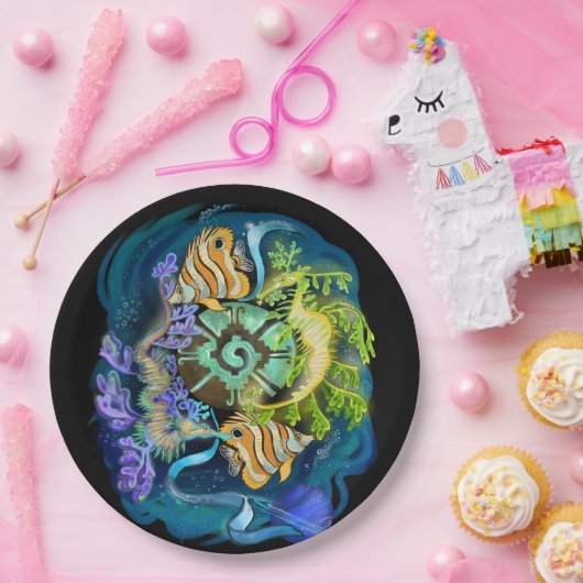 Pisces Zodiac Sign Pappteller (Party)