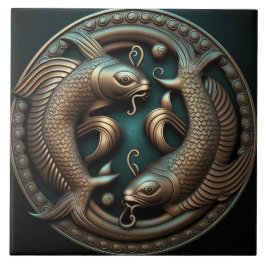 Pisces Zodiac Sign Pisces Horoscope Keramik Tile Fliese