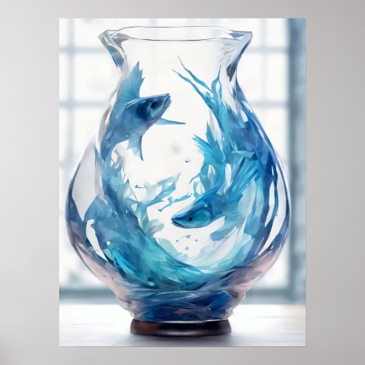Pisces Zodiac Sign Poster (Vorne)