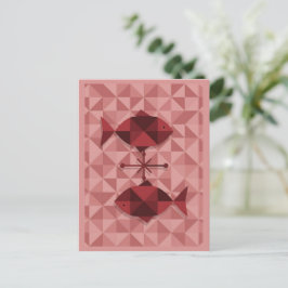 Pisces Zodiac Sign Postkarte