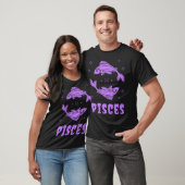 Pisces Zodiac Sign Purple Goth Gothic Astrology Ho T-Shirt (Unisex)