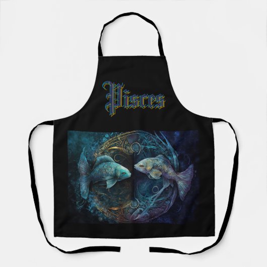 Pisces Zodiac Sign Schürze (Vorderseite)