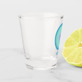 Pisces Zodiac Sign Stilvolle Gradient Schnapsglas (Links)