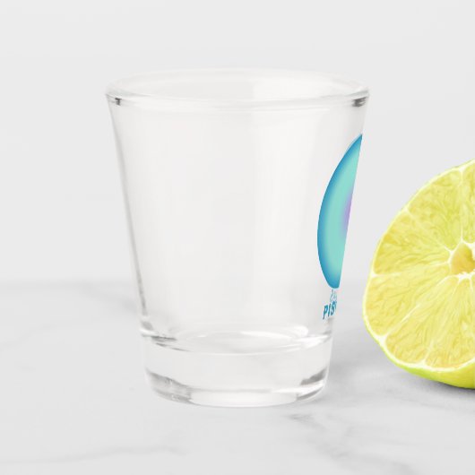 Pisces Zodiac Sign Stilvolle Gradient Schnapsglas (Links)