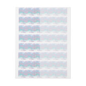 Pisces Zodiac Sign Stilvolle Mutter von Pearl Rundum-Adressaufkleber (Bogen)