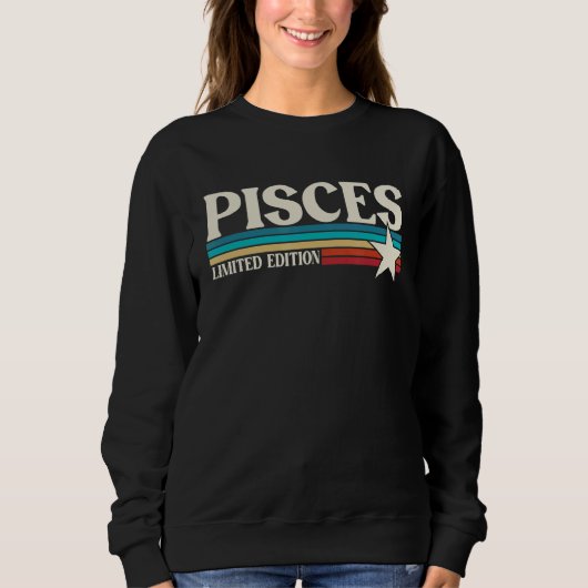Pisces Zodiac Sign Sweatshirt (Vorderseite)