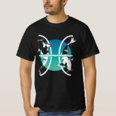 Pisces Zodiac Sign T-Shirt (Vorderseite)
