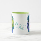 Pisces Zodiac Sign Tasse (Zentrum)