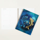 Pisces Zodiac Sign Watercolor Design Planer (Anzeige)
