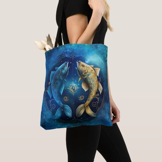 Pisces Zodiac Sign Watercolor Design Tasche (Von Nahem)