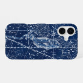 Pisces Zodiac Signierung Vintage Illustration iPhone 16 Hülle (Rückseite (Horizontal))