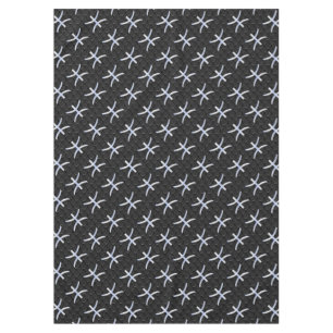 Pisces Zodiac Silver Symbol Black Snake Skin Stil Tischdecke