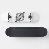 Pisces Zodiac Skateboard (Horizontal)