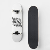 Pisces Zodiac Skateboard (Vorderseite)