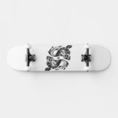 Pisces Zodiac Skateboard (Horizontal)