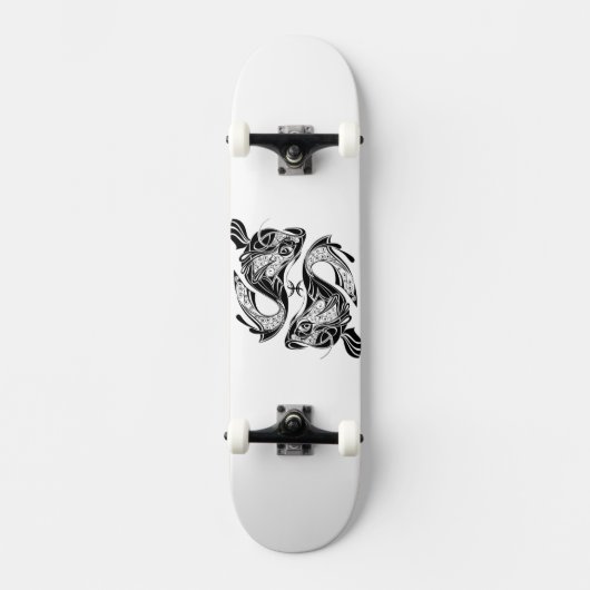 Pisces Zodiac Skateboard (Vorderseite)