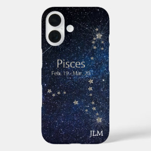 Pisces - Zodiac Star Sign iPhone 16 Hülle