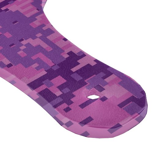 Pisces Zodiac Symbol auf der Fuchsia Digital-Camou Schneidebrett (Ecke)