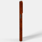 Pisces Zodiac Symbol Brown Mahogany Style Case-Mate iPhone Hülle (Rückseite / Rechts)