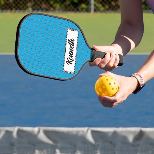 Pisces Zodiac Symbol Element by Kenneth Yoncich Pickleball Schläger (InSitu)
