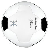 Pisces Zodiac Symbol Element von Kenneth Yoncich Fußball (Gedreht)