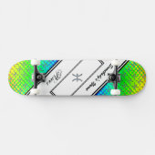 Pisces Zodiac Symbol Element von Kenneth Yoncich Skateboard (Horizontal)