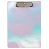 Pisces Zodiac Symbol Mother of Pearl Style Klemmbrett (Vorderseite)