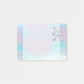 Pisces Zodiac Symbol Mutter der Perldekoration Post-it Klebezettel (Vorderseite)