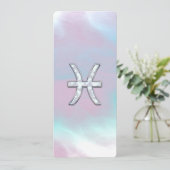 Pisces Zodiac Symbol Mutter von Perle Stil (Stehend Vorderseite)