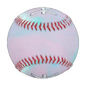 Pisces Zodiac Symbol Pastel Mutter Pearl Stil Baseball (Rückseite)