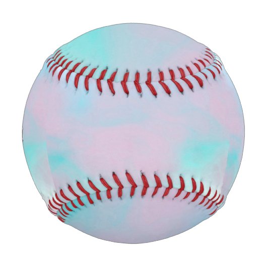 Pisces Zodiac Symbol Pastel Mutter Pearl Stil Baseball (Vorderseite)