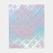 Pisces Zodiac Symbol Pastel Mutter Pearl Stil Fleecedecke (Vorderseite)