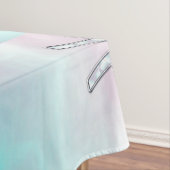 Pisces Zodiac Symbol Pastel Mutter Pearl Stil Tischdecke (Beispiel)