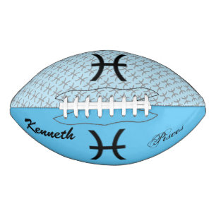 Pisces Zodiac Symbol Standard von Kenneth Yoncich Football