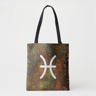 Pisces Zodiac Tote Bag Tasche