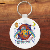 Pisces-Zodiac-V-1 Schlüsselanhänger (Vorderseite)