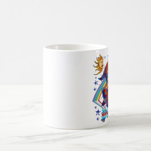 Pisces-Zodiac-V-1 Verwandlungstasse (Mittel)