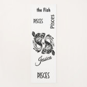 Pisces Zodiac Yoga Mat Yogamatte (Vorderseite)