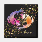 Pisces - Zodiac-Zeichen Magnet (Vorne)