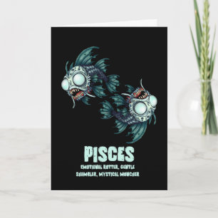 Pisces Zombie Karte