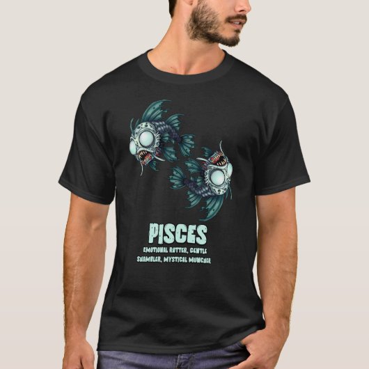 Pisces Zombie T-Shirt (Vorderseite)
