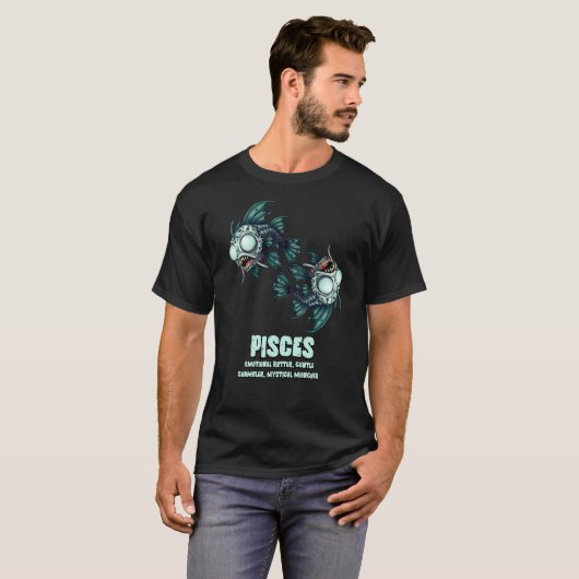 Pisces Zombie T-Shirt (Vorne ganz)