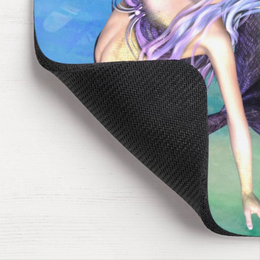 Pisces - Zwei Meerjungfrauen schwimmen in einer Sc Mousepad (Ecke)