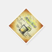 Pisco saures Getränk-Rezept Serviette (Ecke)