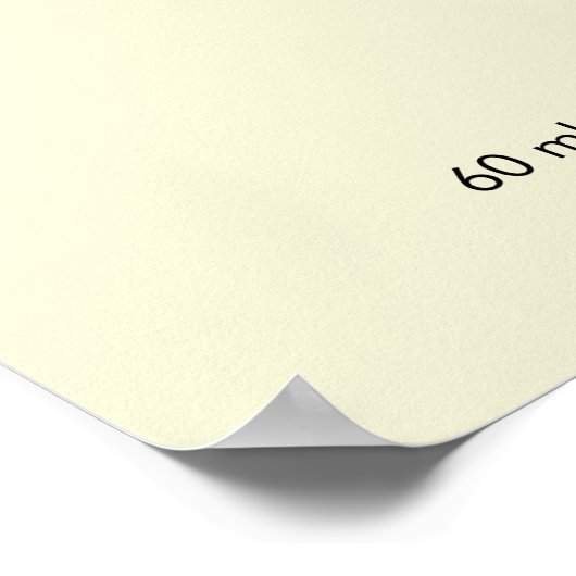 Pisco Sour Illustration Poster (Ecke)