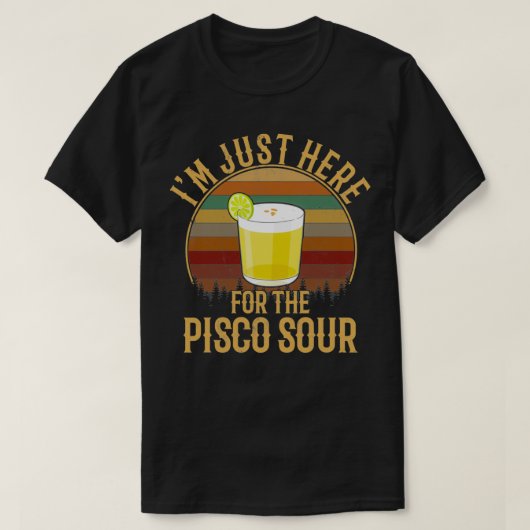 Pisco sour peruous food pisco sour T-Shirt (Design vorne)