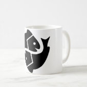 Pises Astrologisches Symbol Zeichen 2 Kaffeetasse (VorderseiteRechts)