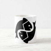 Pises Astrologisches Symbol Zeichen 2 Kaffeetasse (Mittel)