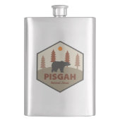 Pisgah National Forest Bear Flachmann (Vorderseite)