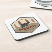 Pisgah National Forest Bear Getränkeuntersetzer (Linke Seite)